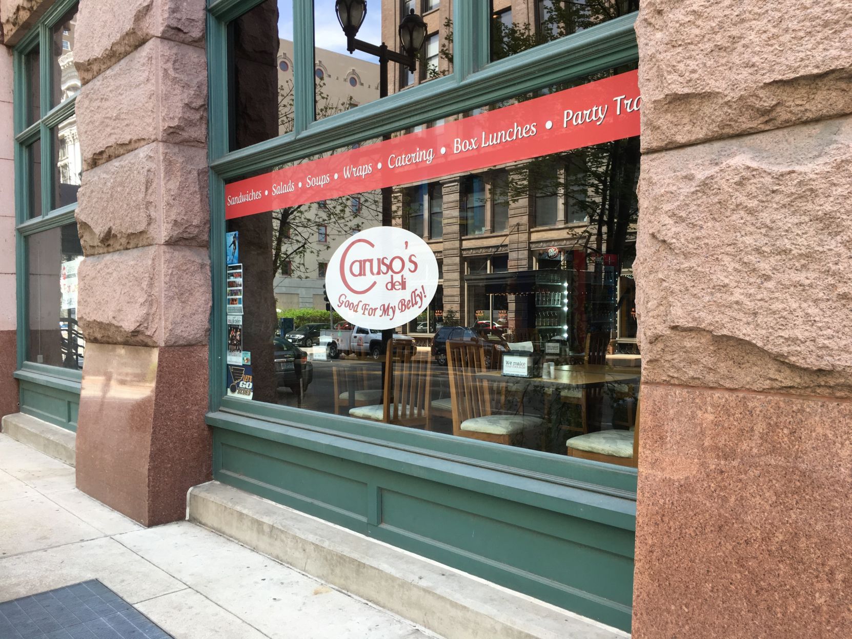 caruso's exterior